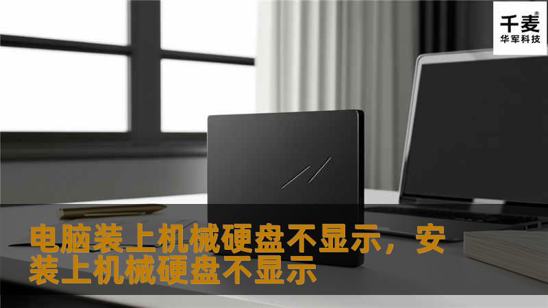 电脑装上机械硬盘不显示，安装上机械硬盘不显示