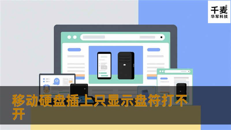 移动硬盘插上只显示盘符打不开
