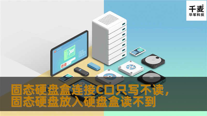 固态硬盘盒连接C口只写不读，固态硬盘放入硬盘盒读不到