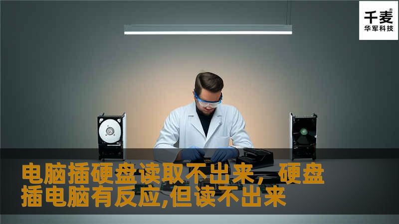 电脑插硬盘读取不出来，硬盘插电脑有反应,但读不出来