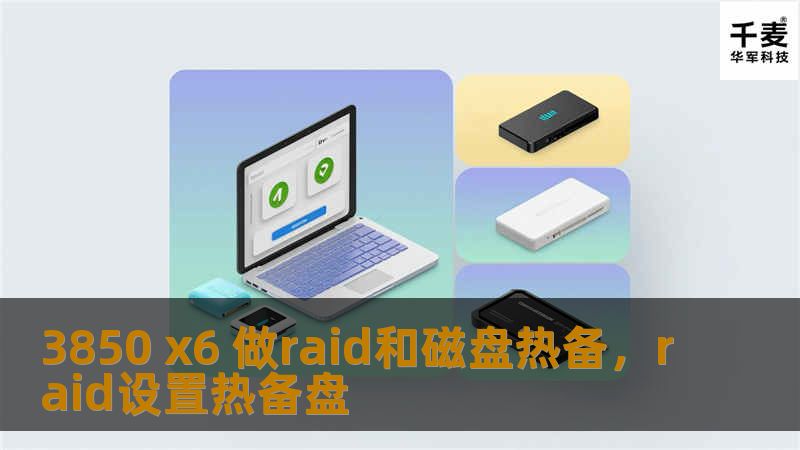 3850 x6 做raid和磁盘热备，raid设置热备盘