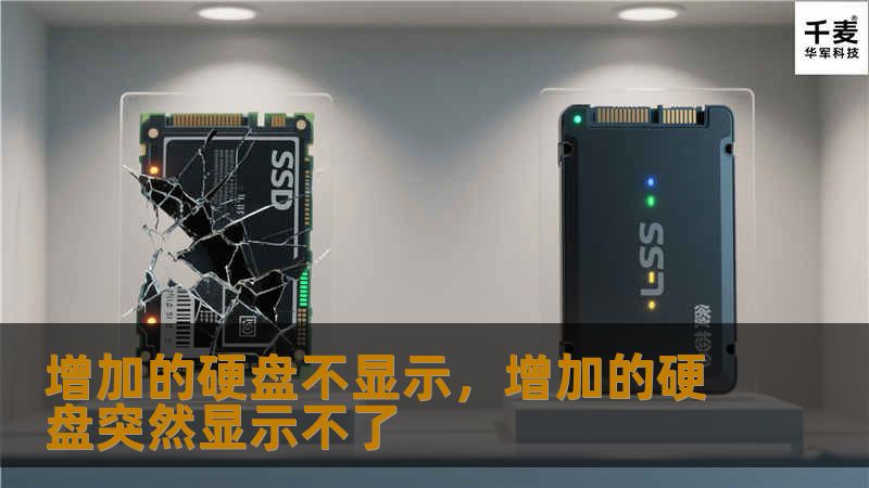 增加的硬盘不显示，增加的硬盘突然显示不了