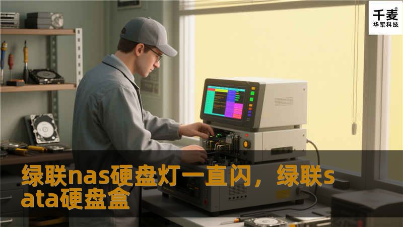 绿联nas硬盘灯一直闪，绿联sata硬盘盒
