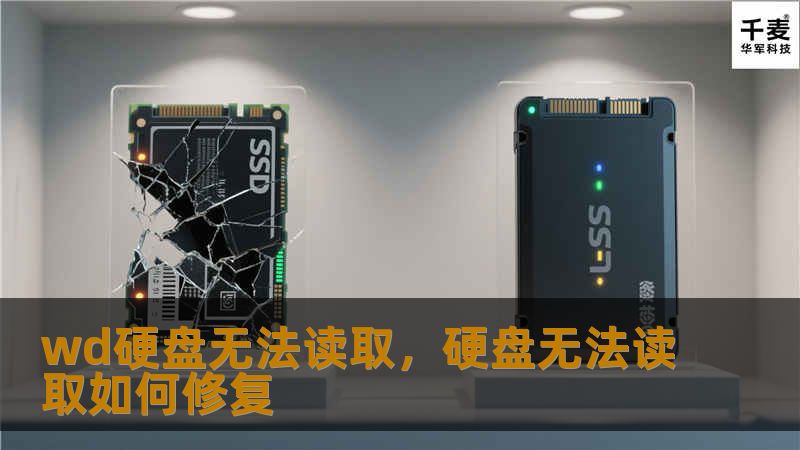 wd硬盘无法读取，硬盘无法读取如何修复