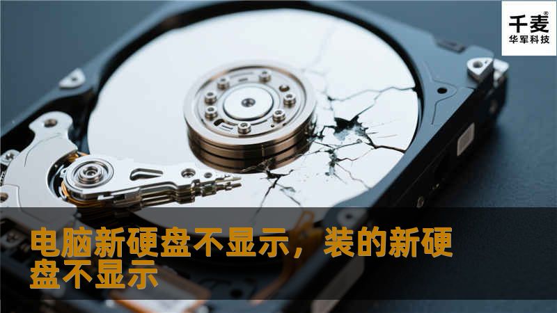 电脑新硬盘不显示，装的新硬盘不显示