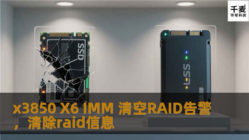 x3850 X6 IMM 清空RAID告警，清除raid信息