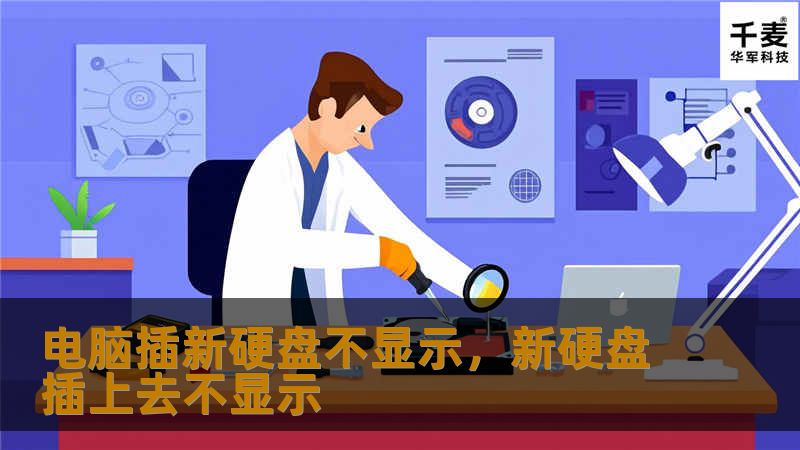 电脑插新硬盘不显示，新硬盘插上去不显示