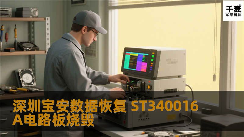 深圳技王数据恢复中心的工程师，根据客户提供的信息首先对硬盘的电路板进行检查，将硬盘的电路板保护盖打开之后，发现硬盘的电路板上有明显的