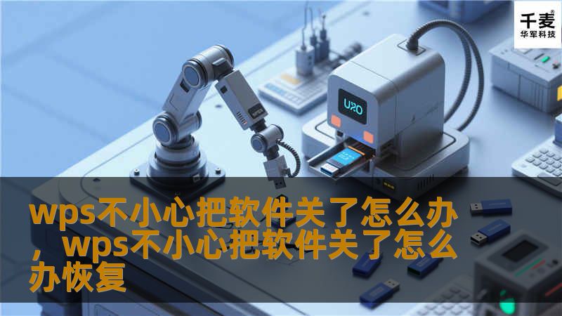 wps不小心把软件关了怎么办，wps不小心把软件关了怎么办恢复