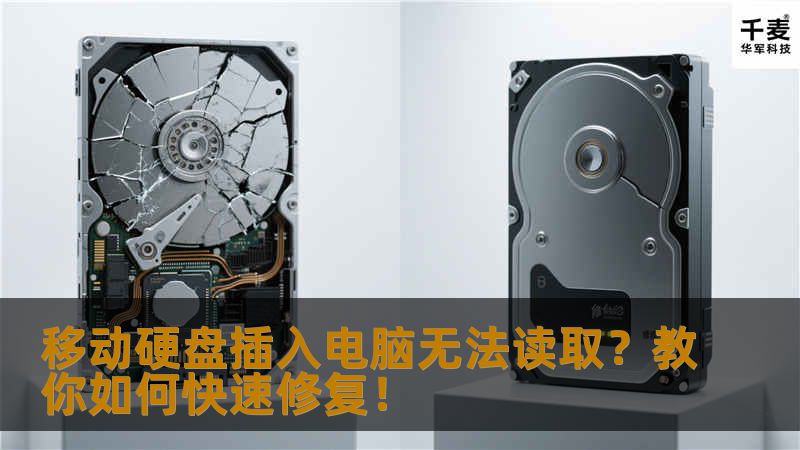 移动硬盘突然插入电脑无法读取，让人头疼不已。别急，本篇文章教你从多个角度分析问题并提供解决方案，帮助你轻松修复移动硬盘故障，找回宝贵的数据。