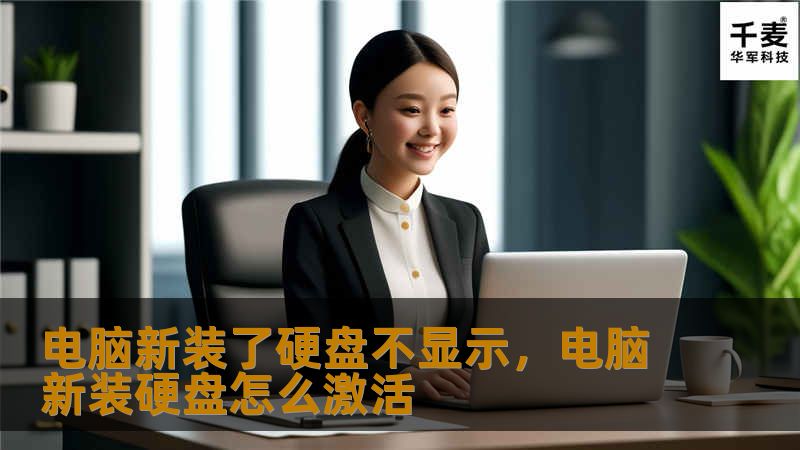 电脑新装了硬盘不显示，电脑新装硬盘怎么激活