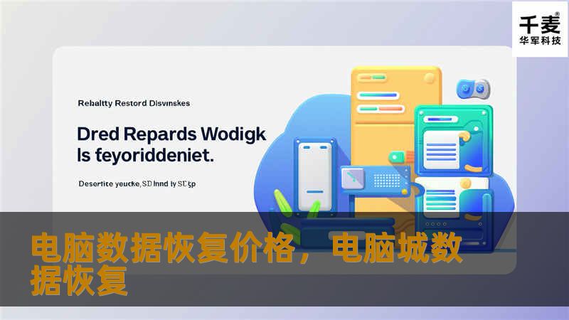 电脑数据恢复价格，电脑城数据恢复