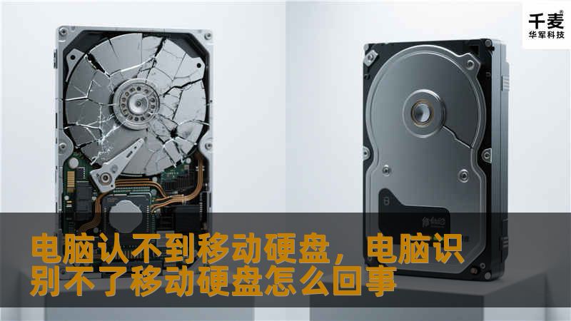 电脑认不到移动硬盘，电脑识别不了移动硬盘怎么回事