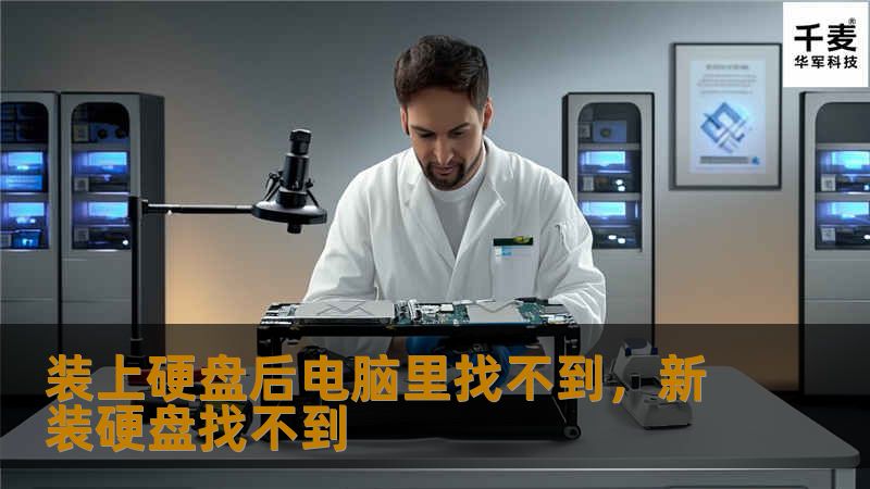 装上硬盘后电脑里找不到，新装硬盘找不到