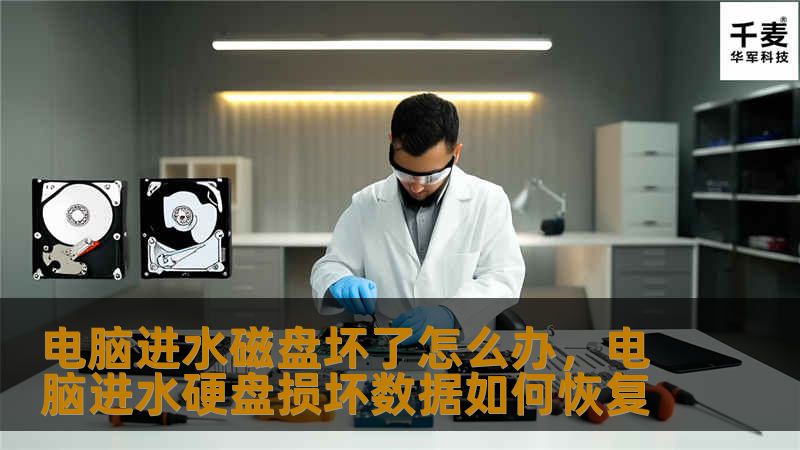 电脑进水磁盘坏了怎么办，电脑进水硬盘损坏数据如何恢复