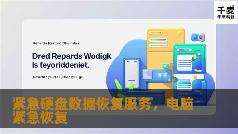 紧急硬盘数据恢复服务，电脑紧急恢复