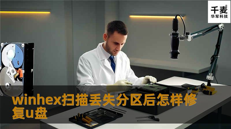 了解如何使用WinHex扫描丢失分区后修复U盘，提供详细的步骤和解决方案，帮助您恢复数据。