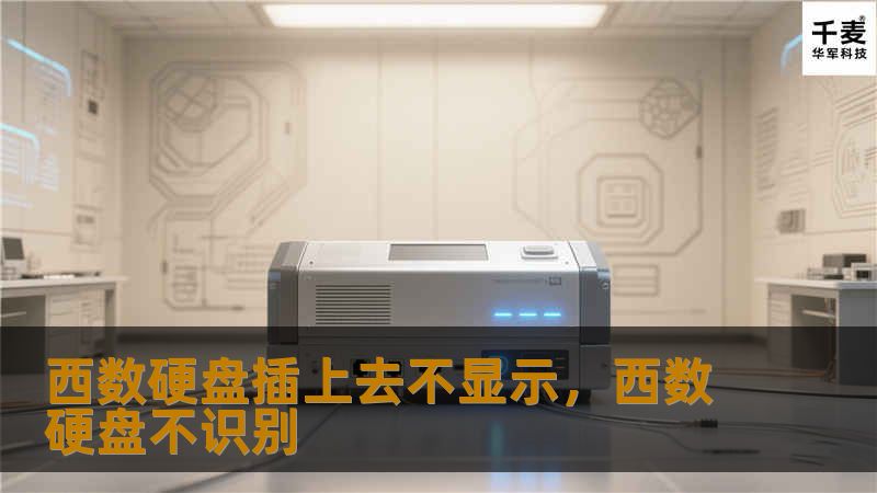西数硬盘插上去不显示，西数硬盘不识别
