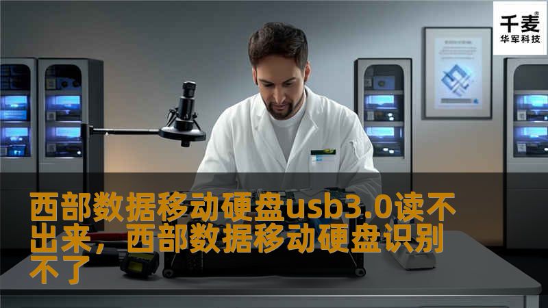 西部数据移动硬盘usb3.0读不出来，西部数据移动硬盘识别不了