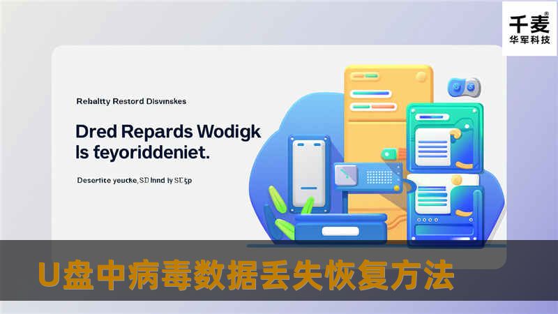 U盘中病毒数据丢失恢复方法U盘中病毒数据丢失恢复方法U盘是我们常用的存储设备，但它也容易受到病毒攻击。病毒不仅会损坏文件，还可能导致文件丢失或无法访问。当U盘中的数据丢失时，如何有效恢复就成为了一个关