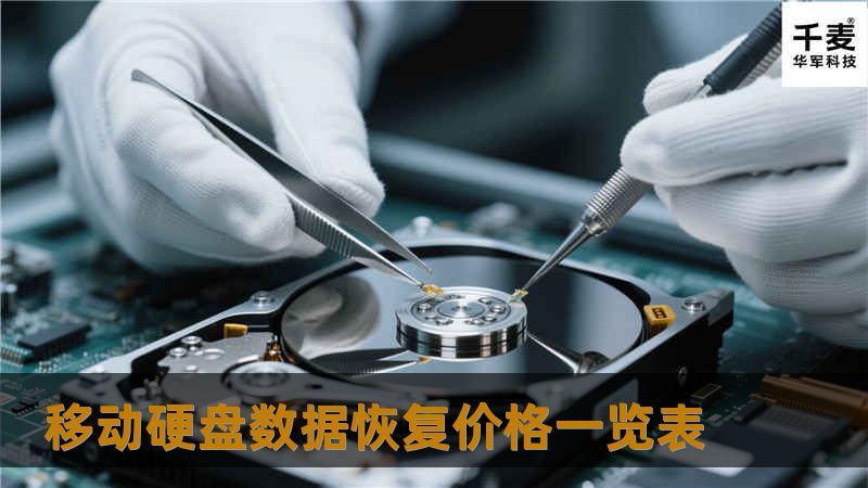在数字化时代，移动硬盘作为便携式存储设备，已经成为了许多人日常工作和生活中的必需品。然而，数据丢失的风险时刻存在，不论是意外删除、硬盘损坏还是其他原因导致的数据不可访问，都可能给用户带来巨大的困扰。面对这种情况，数据恢复服务就显得尤为重要。本文将为您提供一份移动硬盘数据恢复的价格一览表，帮助您在遇到数据丢失时有一个清晰的费用预期。 一、数据恢复的基本情况 在进行价格介绍前