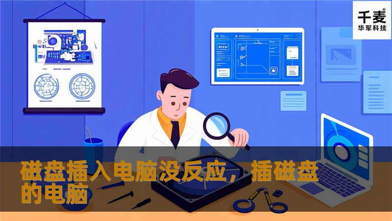 磁盘插入电脑没反应，插磁盘的电脑