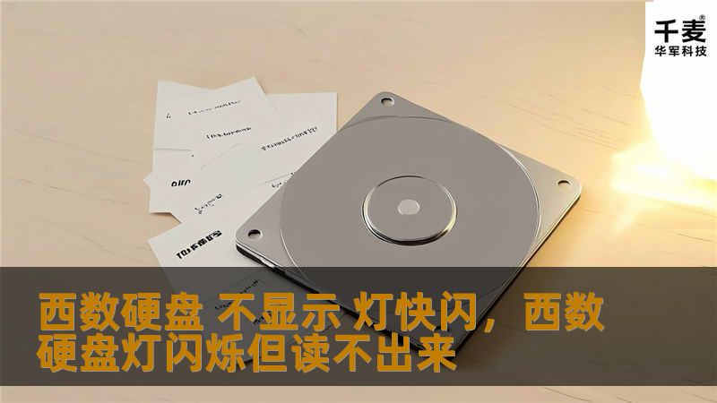 西数硬盘 不显示 灯快闪，西数硬盘灯闪烁但读不出来
