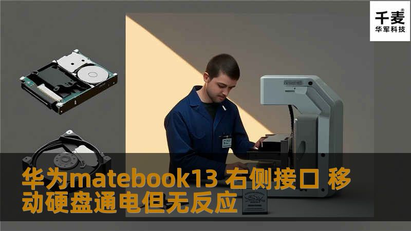 本文将详细探讨华为MateBook 13右侧接口移动硬盘通电但无反应的问题，并提供解决方案和专业教程，帮助用户快速解决困扰。