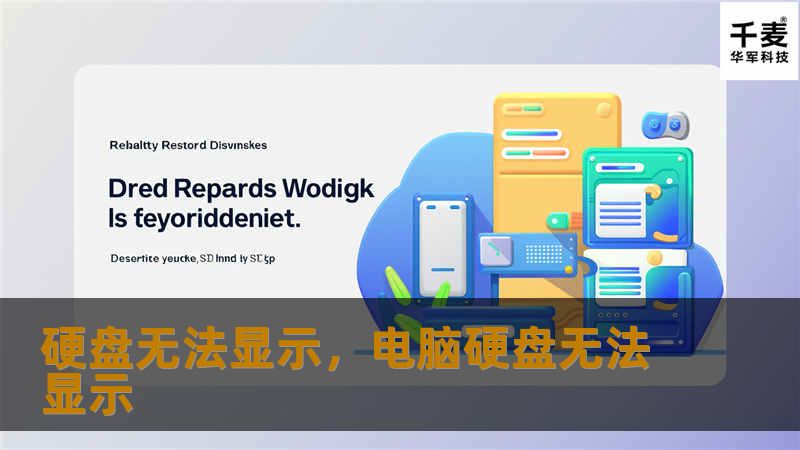 硬盘无法显示，电脑硬盘无法显示