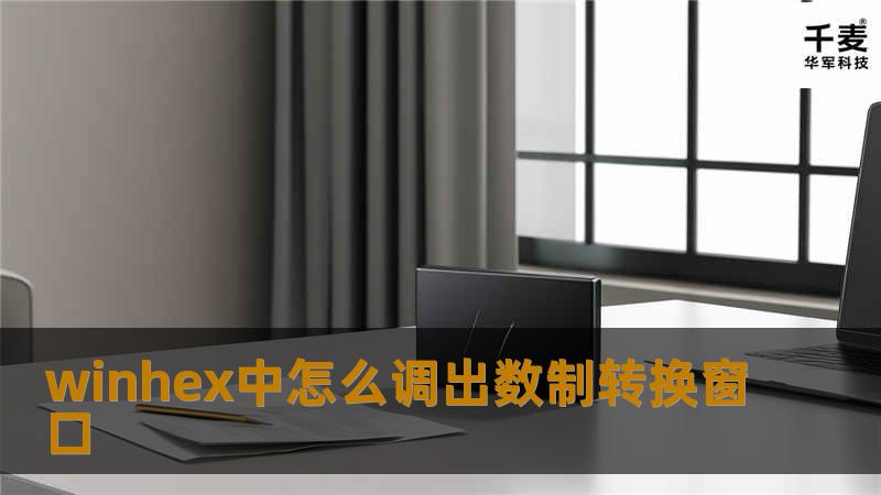 winhex中怎么调出数制转换窗口