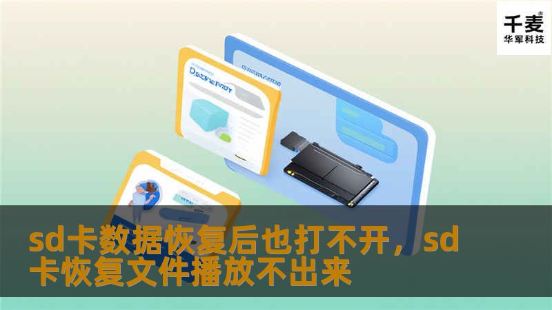 sd卡数据恢复后也打不开，sd卡恢复文件播放不出来