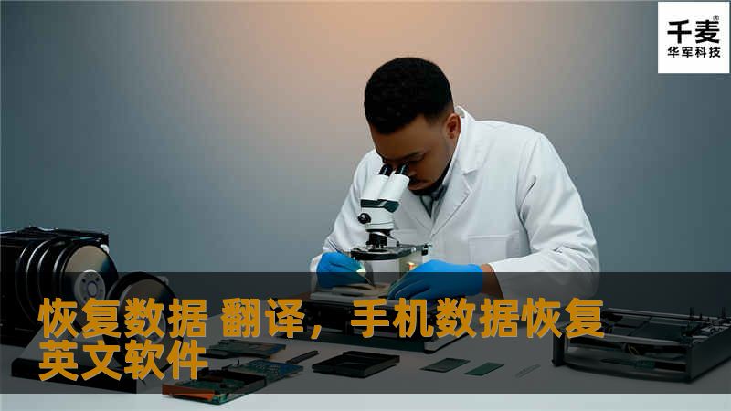 恢复数据 翻译，手机数据恢复英文软件