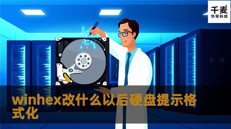 了解如何使用WinHex修改硬盘数据，导致硬盘提示格式化的原因及解决方案，提供专业教程与技巧。