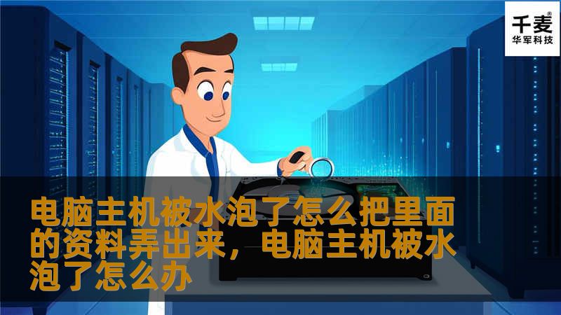 电脑主机被水泡了怎么把里面的资料弄出来，电脑主机被水泡了怎么办