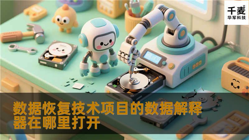 本文详细介绍了数据恢复技术项目的数据解释器的打开位置，提供专业的解决方案和教程，帮助用户快速找到所需信息。