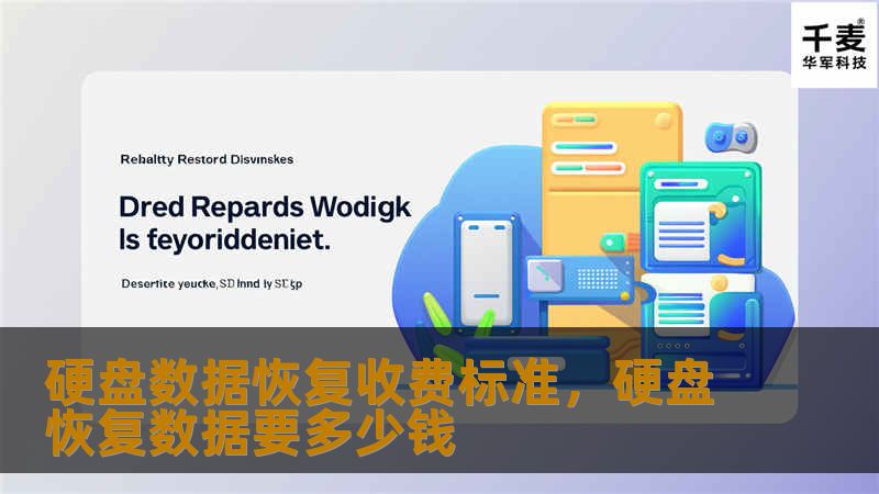硬盘数据恢复收费标准因多个因素而有所不同，但很多人对此感到困惑。本文详细介绍硬盘数据恢复的收费标准以及如何选择合适的服务商，帮助您节省时间和金钱，避免陷入价格陷阱。