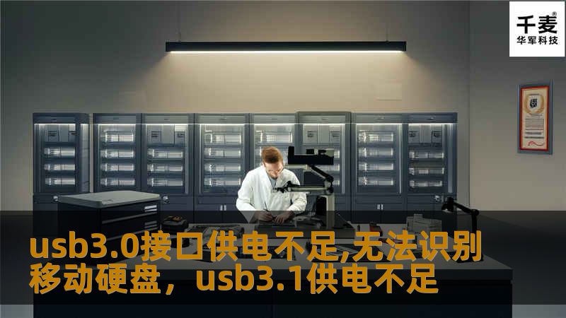 文章大纲        H1：USB 3.0接口供电不足，无法识别移动硬盘问题解析    H2：问题概述            H3：USB 3.0接口常见问题        H3：无法识别移动硬盘的表现        H2：USB 3.0接口供电不足的原因            H3：电力供应不足导致识别失败        H3：USB端口与设备功耗不匹配        H3：硬盘自身的电源需求...