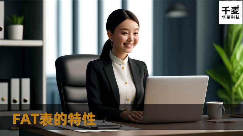 FAT 表的特性 FAT 表由一系列大小相等的 FAT 表项组成，它有如下特性： FAT32 中每个簇的簇地址，使用 32bit(4 个字节 ) 记录在 FAT 表中。 FAT 表中的所有字节位置以 4 个字节为单位进行划分