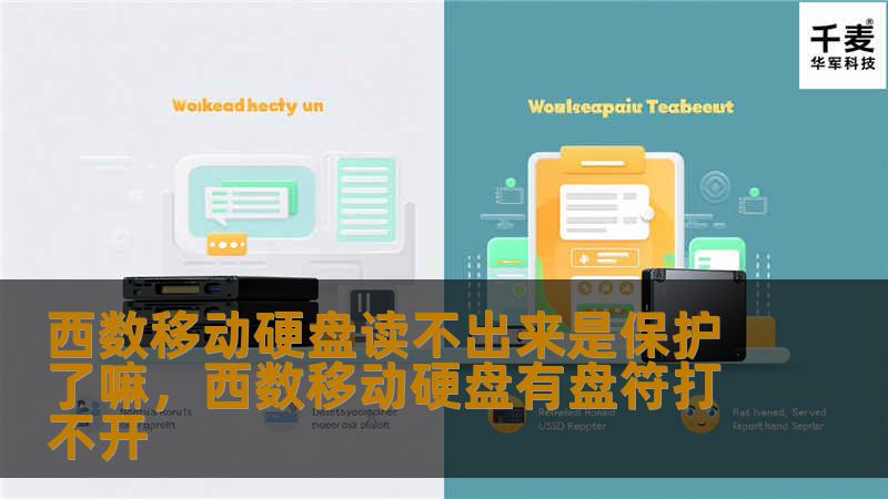 西数移动硬盘读不出来是保护了嘛，西数移动硬盘有盘符打不开