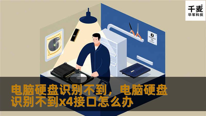 电脑硬盘识别不到，电脑硬盘识别不到x4接口怎么办