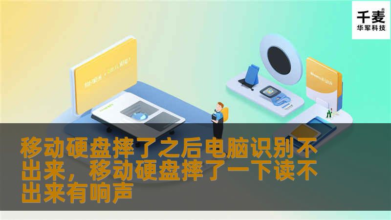 移动硬盘摔了之后电脑识别不出来，移动硬盘摔了一下读不出来有响声