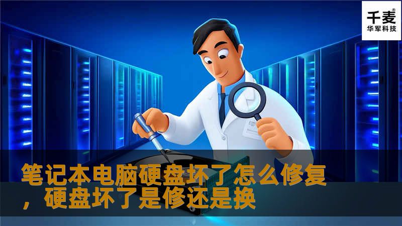 笔记本电脑硬盘坏了怎么修复        文章大纲        H1: 笔记本电脑硬盘坏了怎么修复    H2: 介绍：硬盘故障的常见症状            H3: 系统崩溃与蓝屏        H3: 文件丢失与访问困难        H2: 硬盘坏了的原因分析            H3: 硬件损坏        H3: 软件故障        H3: 电力问题与物理损伤        ...