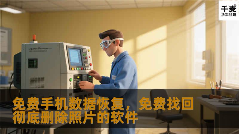 免费手机数据恢复，免费找回彻底删除照片的软件