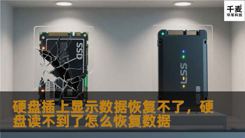 硬盘插上显示数据恢复不了         文章大纲        硬盘插上显示数据恢复不了：原因分析与解决方案    H1: 介绍            H2: 问题描述：硬盘插上无法读取数据        H2: 数据丢失的常见情境        H1: 常见原因分析            H2: 硬盘故障：物理损坏与逻辑损坏        H2: 数据连接问题                H...