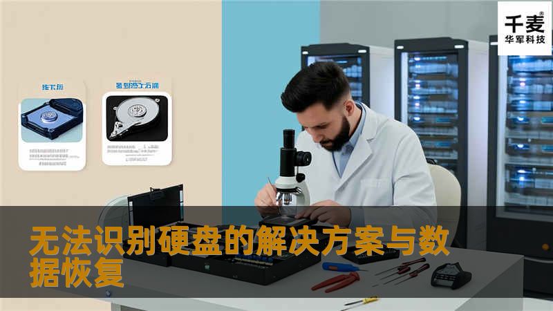 无法识别硬盘的解决方案与数据恢复                无法识别硬盘的解决方案与数据恢复在现代社会中，硬盘作为存储数据的重要设备，常常承载着我们宝贵的信息。当我们遇到“无法识别硬盘”的问题时，往往会感到无从下手。无论是工作中的重要文件，还是珍贵的照片，这种情况都可能导致数据的丢失和工作效率的降低。了解硬盘无法识别的原因及解决方案显得尤为重要。本文将为您提供详细的操作方法、真实案例分析以及常