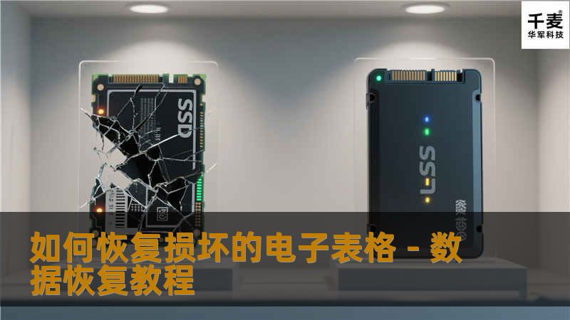 如何恢复损坏的电子表格 - 数据恢复教程