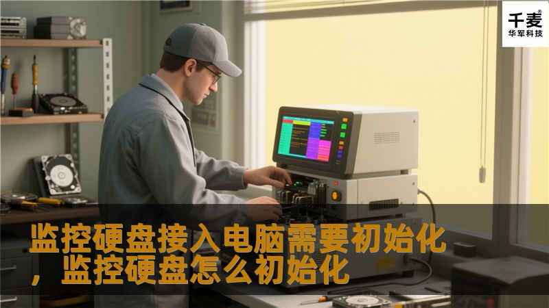 监控硬盘接入电脑需要初始化，监控硬盘怎么初始化
