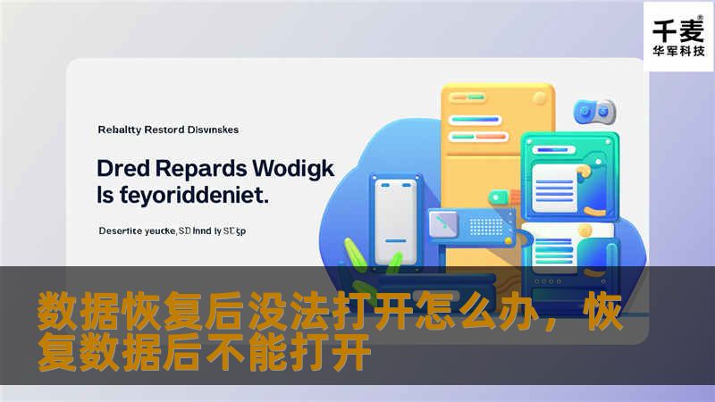 数据恢复后无法打开文件？别担心，本文将为你详细解析数据恢复后文件无法打开的常见原因及解决方法，助你轻松应对数据问题。