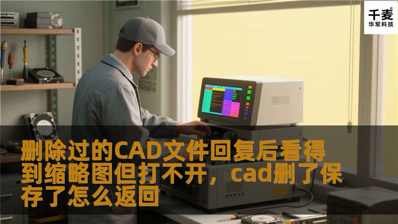 你是否遇到过删除过的CAD文件回复后看得到缩略图但打不开的困扰？这篇文章将为你揭示背后的原因，并提供实用的解决方案，让你轻松恢复重要数据。