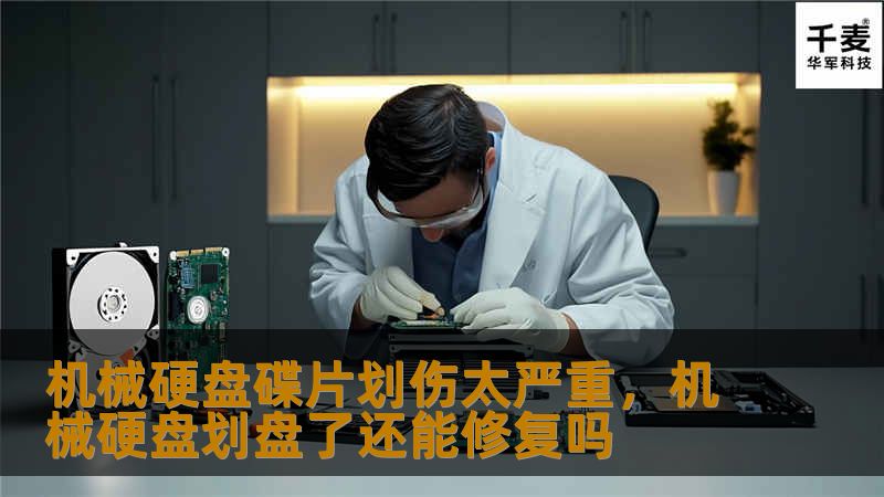 机械硬盘碟片划伤太严重，机械硬盘划盘了还能修复吗
